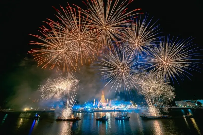 Amazing Thailand Countdown in Bangkok Old Town