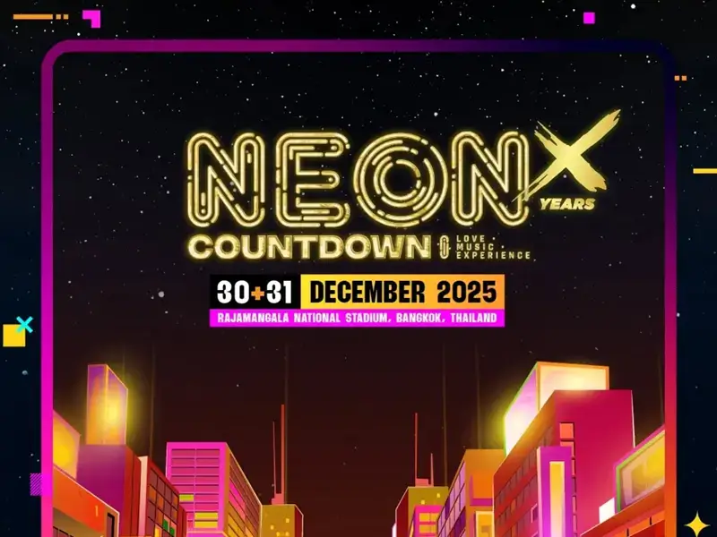 NEON Countdown 2025 on New Year's Eve in Bangkok