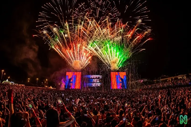 Neon Countdown 2026 in Bangkok